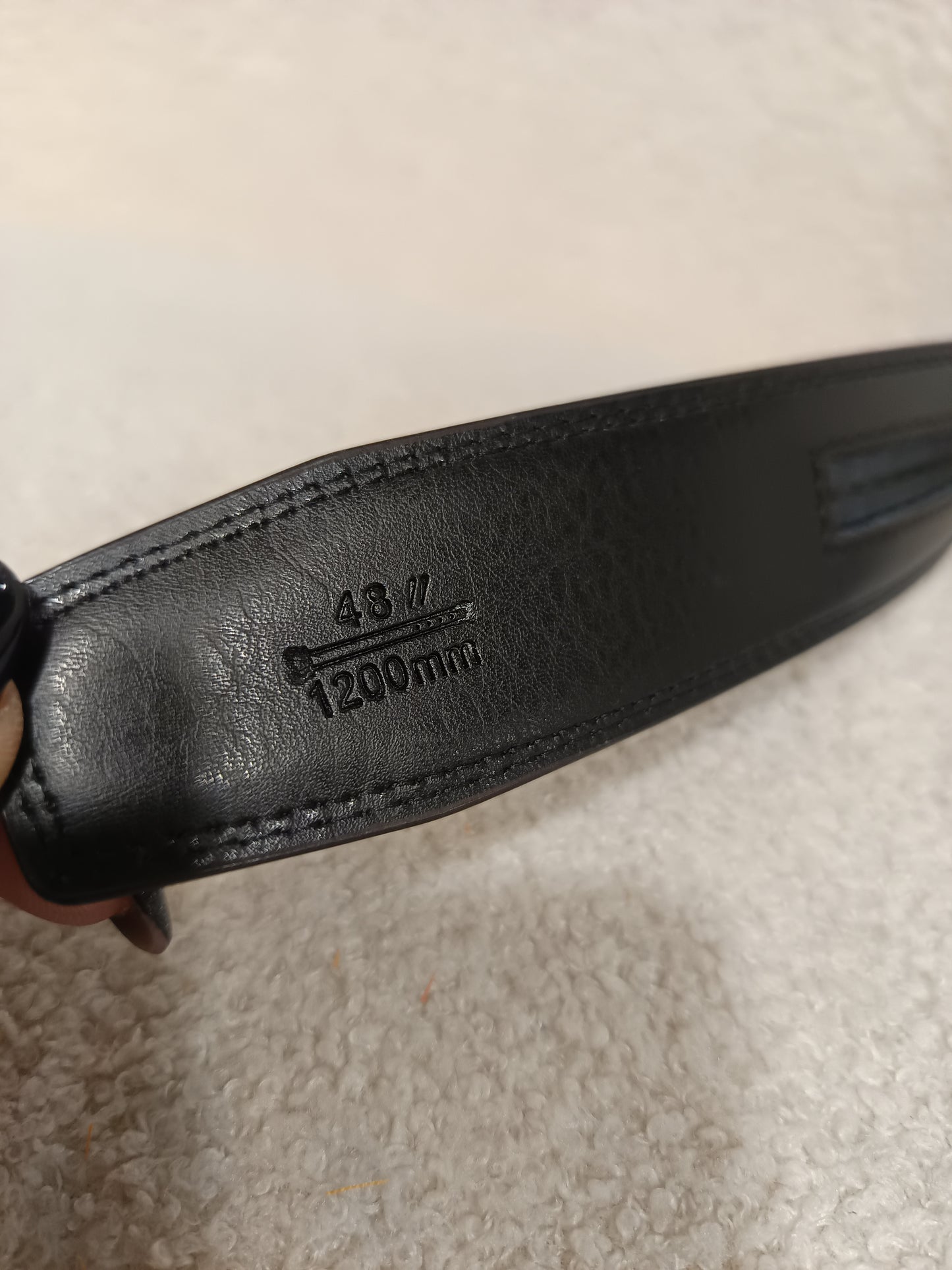 Ceinture automatique cuir marron