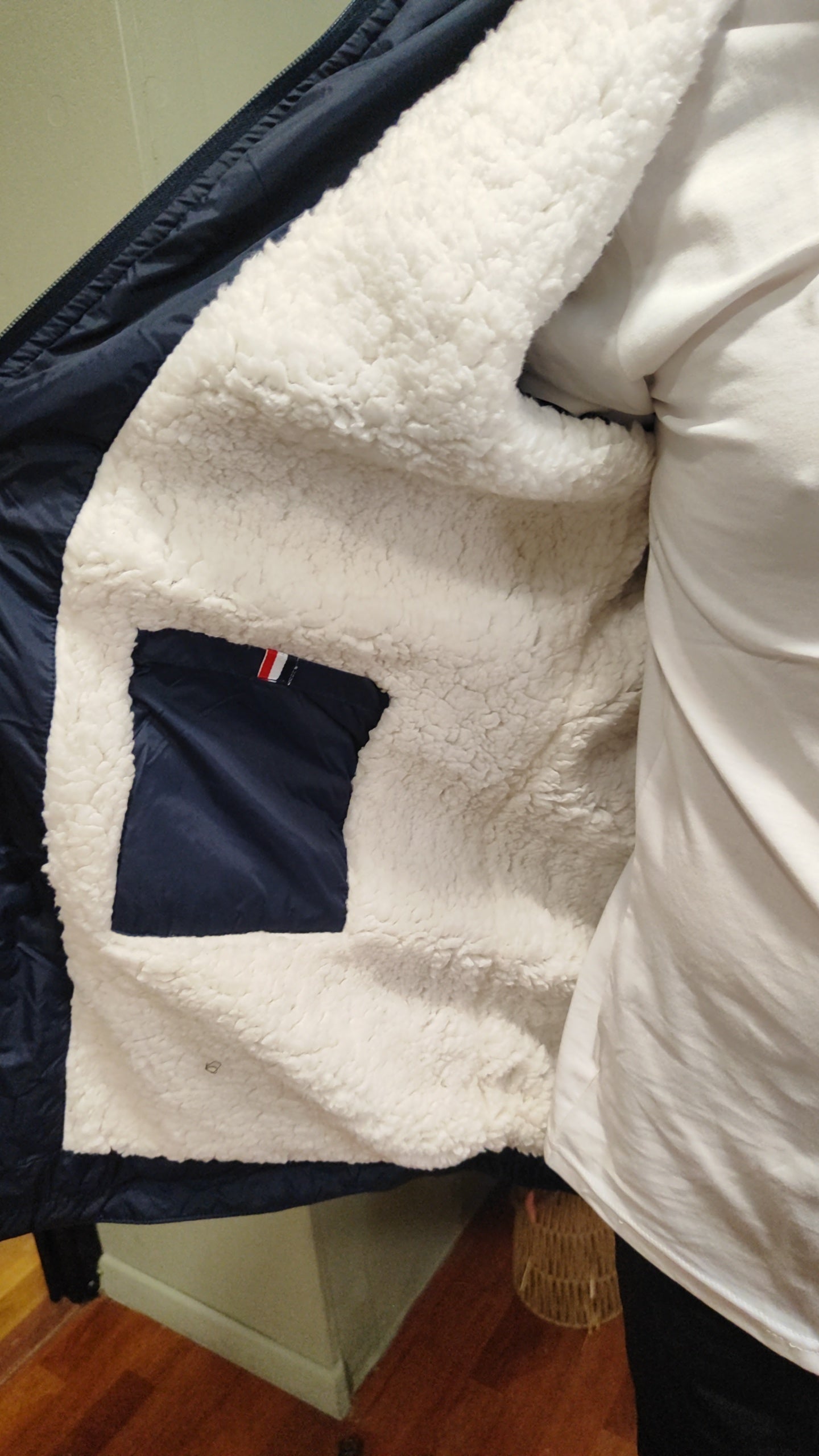 Imper marine fourré