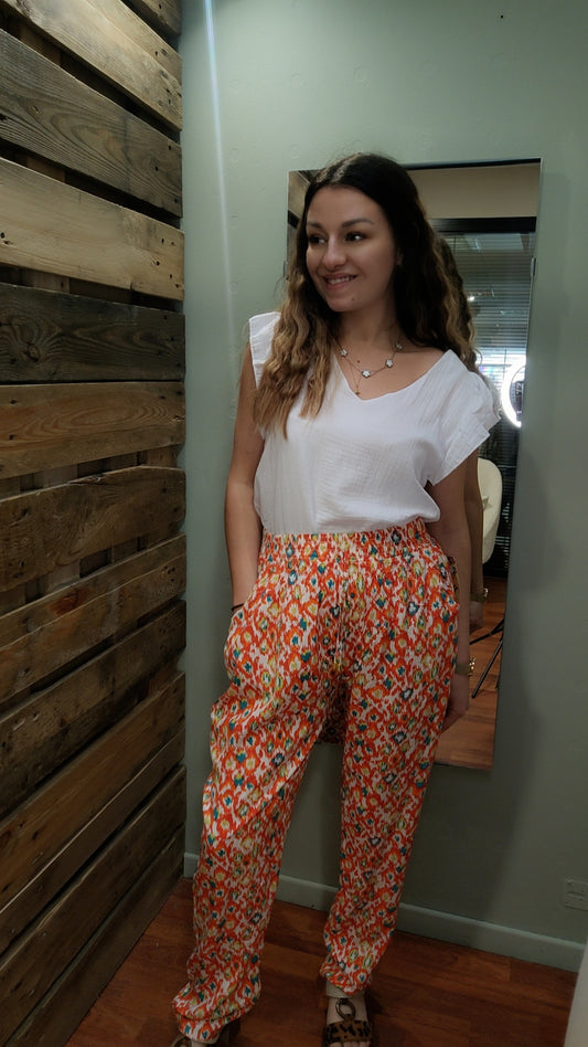 Pantalon léo coloré (plusieurs coloris)