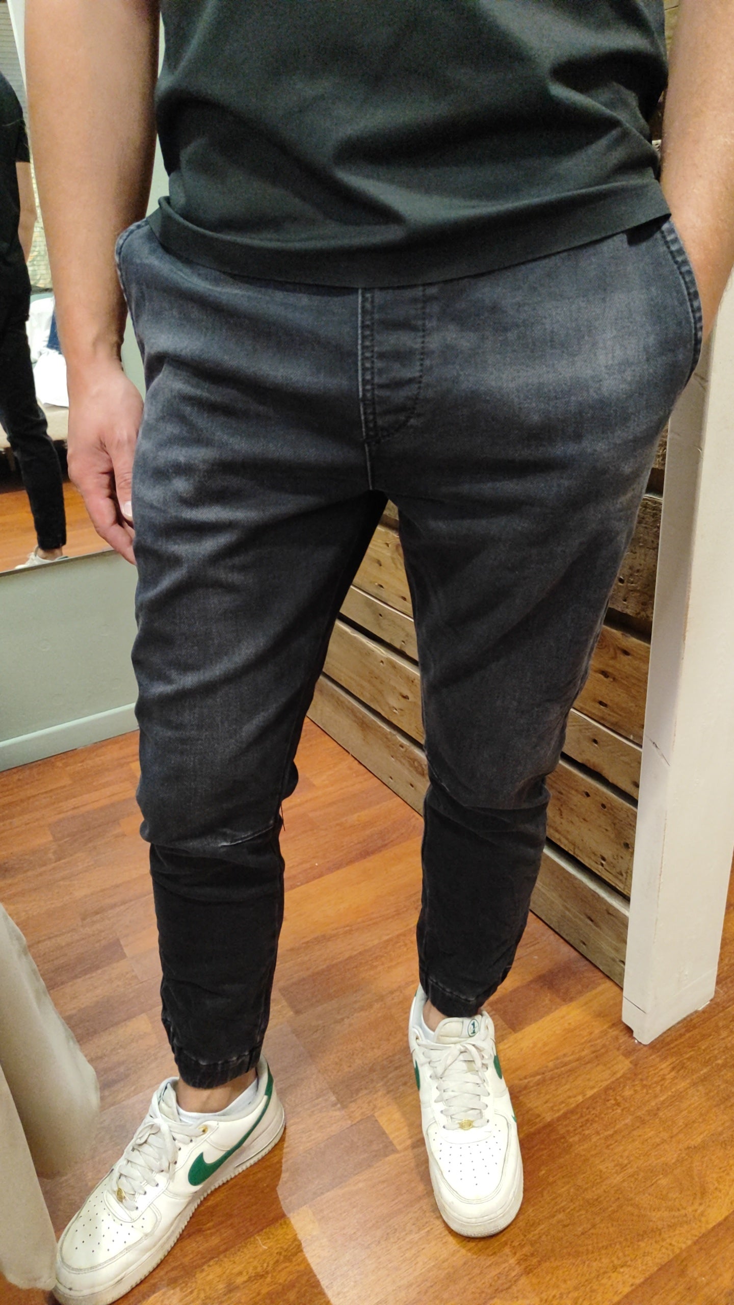 Jean jogg gris anthracite