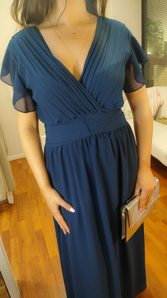 Robe cérémonie Audrey marine