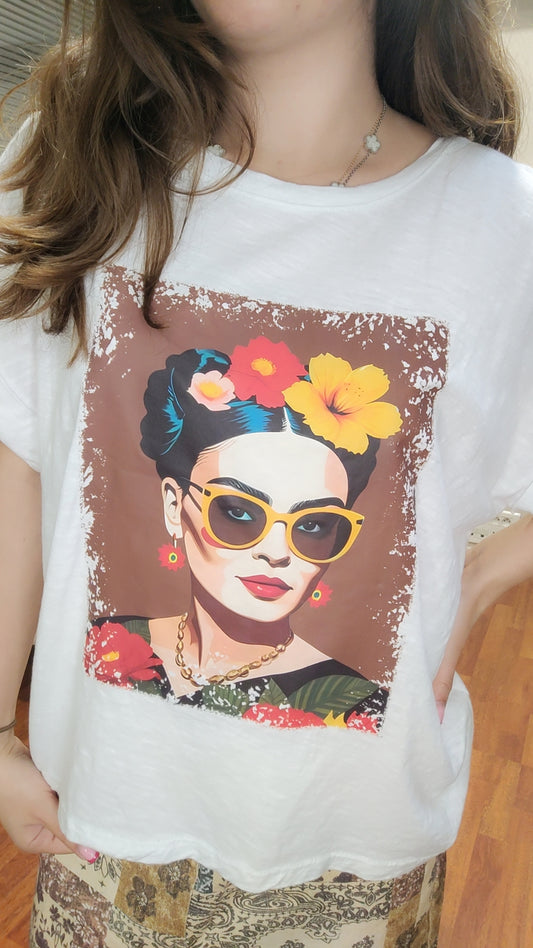 T-shirt Frida choco