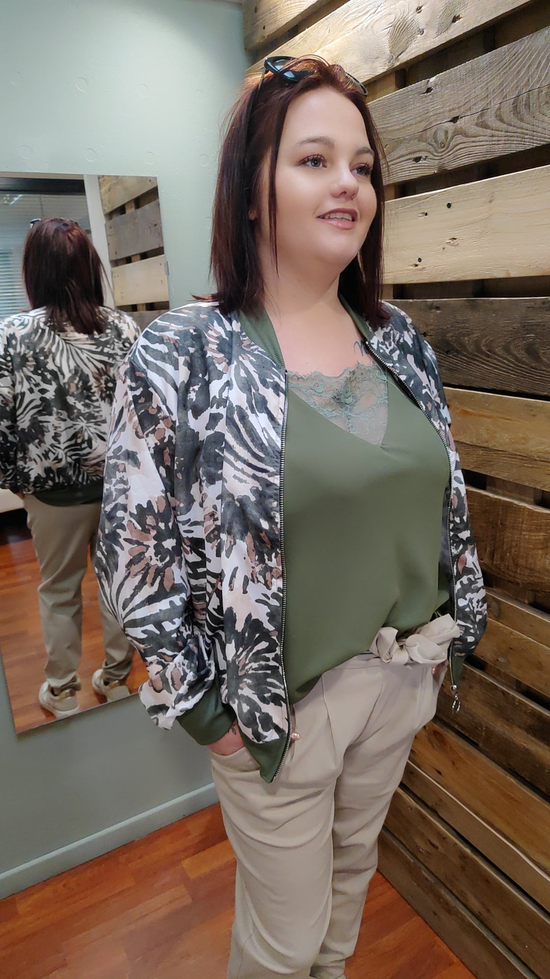 Bombers imprimé kaki