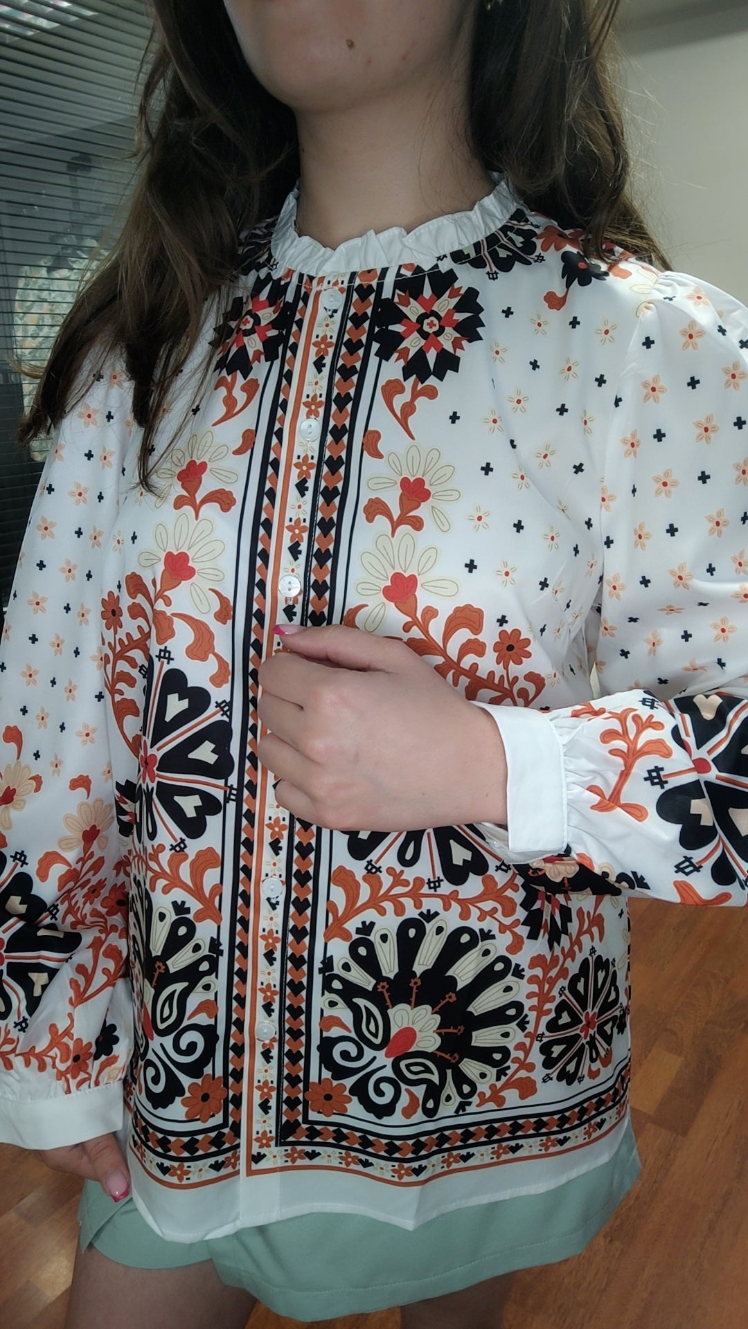 Blouse imprimée Charlie