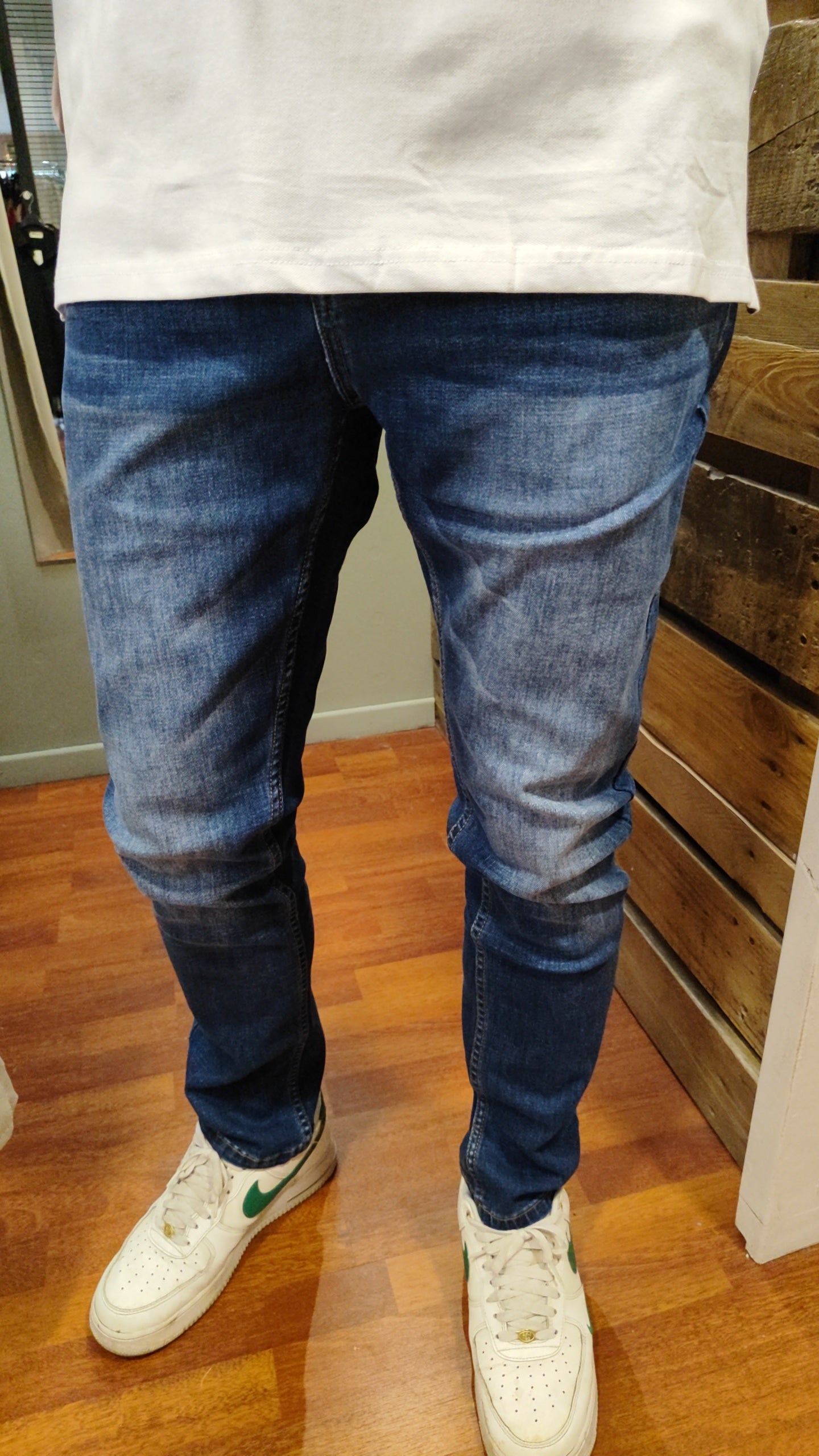 Jean regular bleu foncé