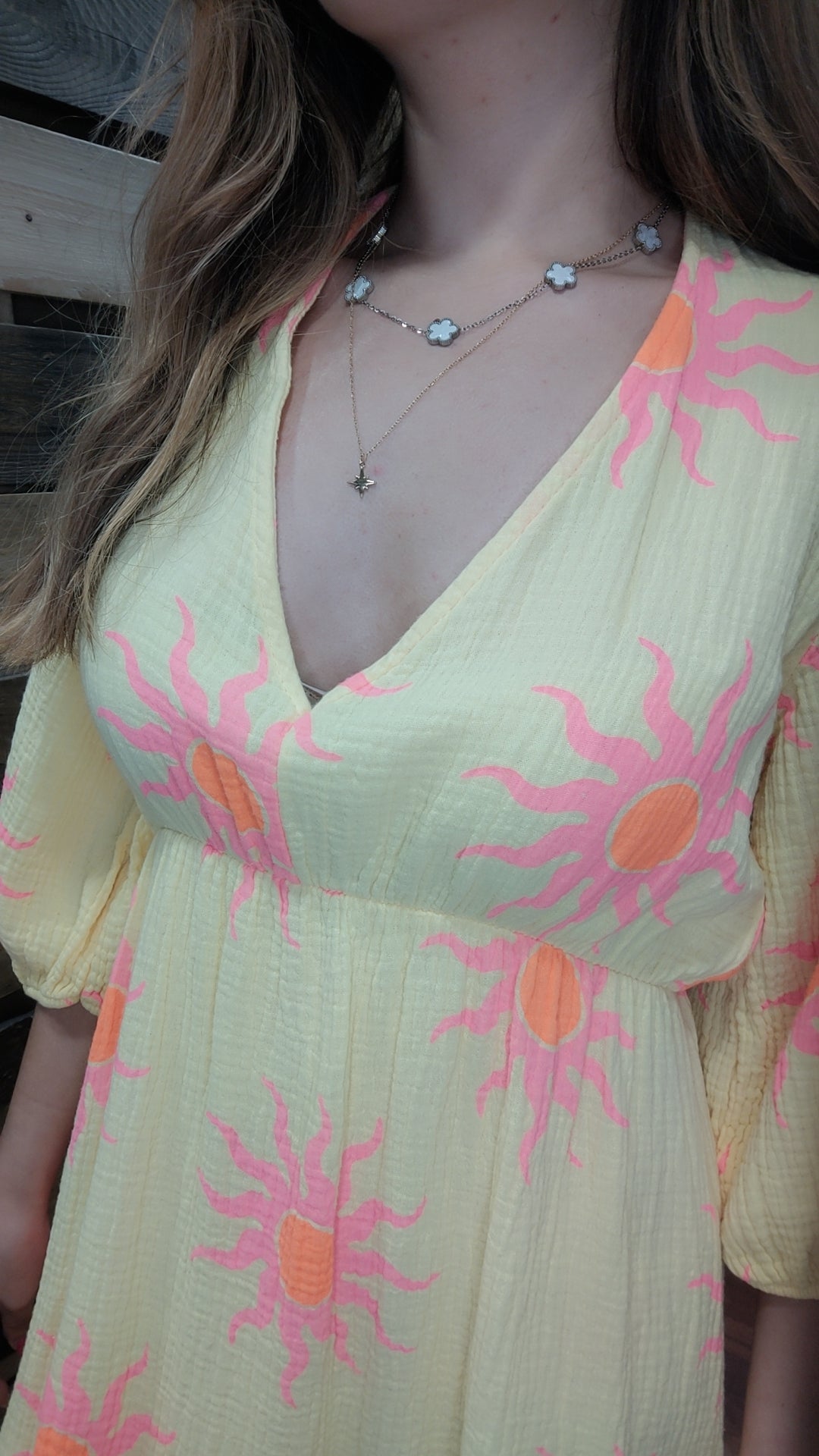 Robe gaze de coton soleil