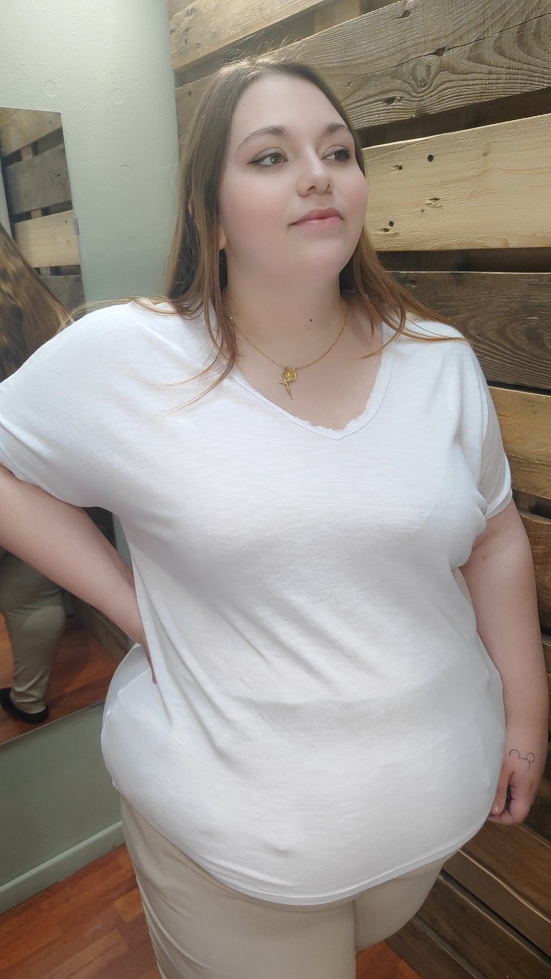 T-shirt coton Laura blanc