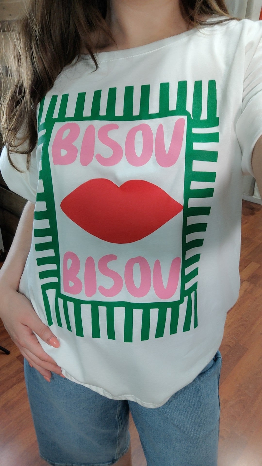 T-shirt Bisou bisou