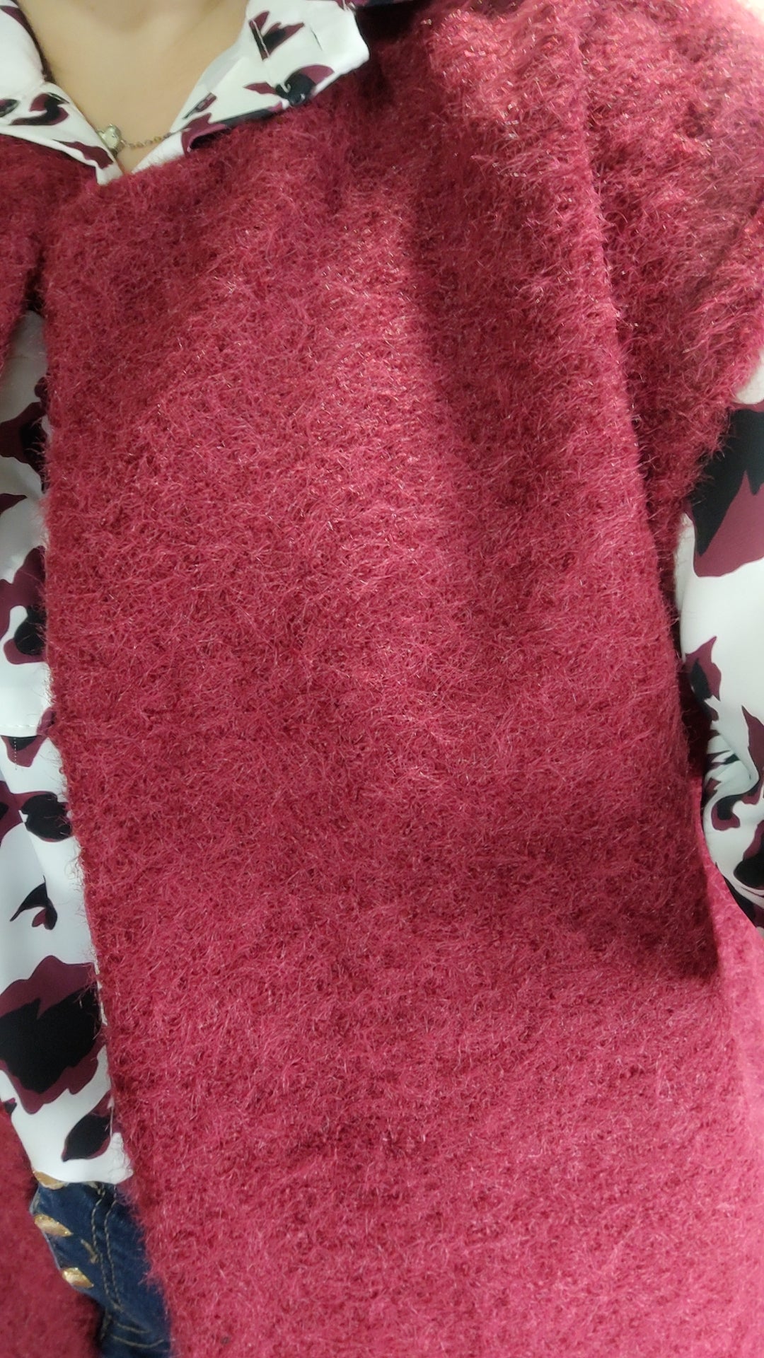 Gilet sans manches laine bouillie