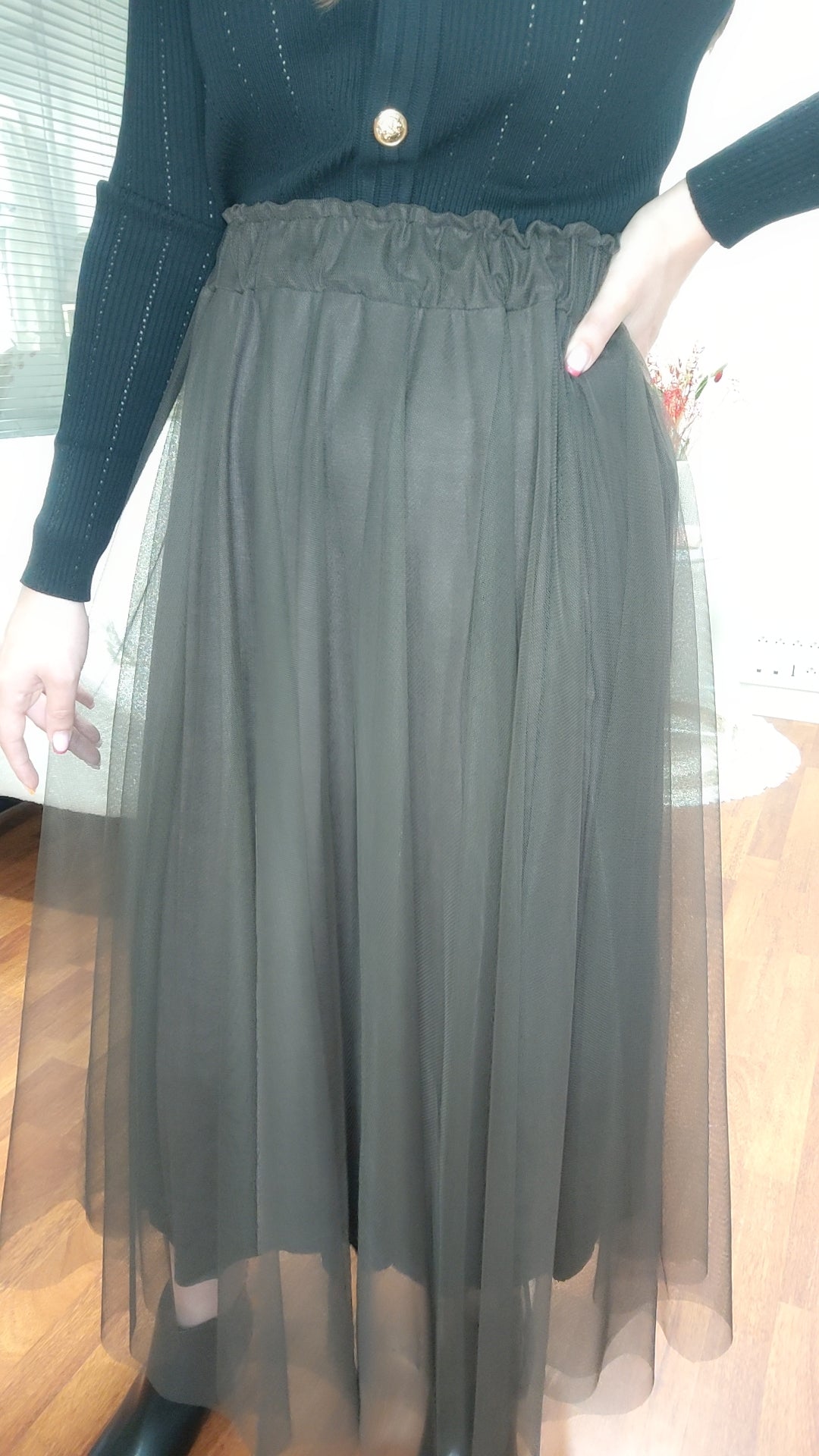 Jupe tulle choco ou bordeaux