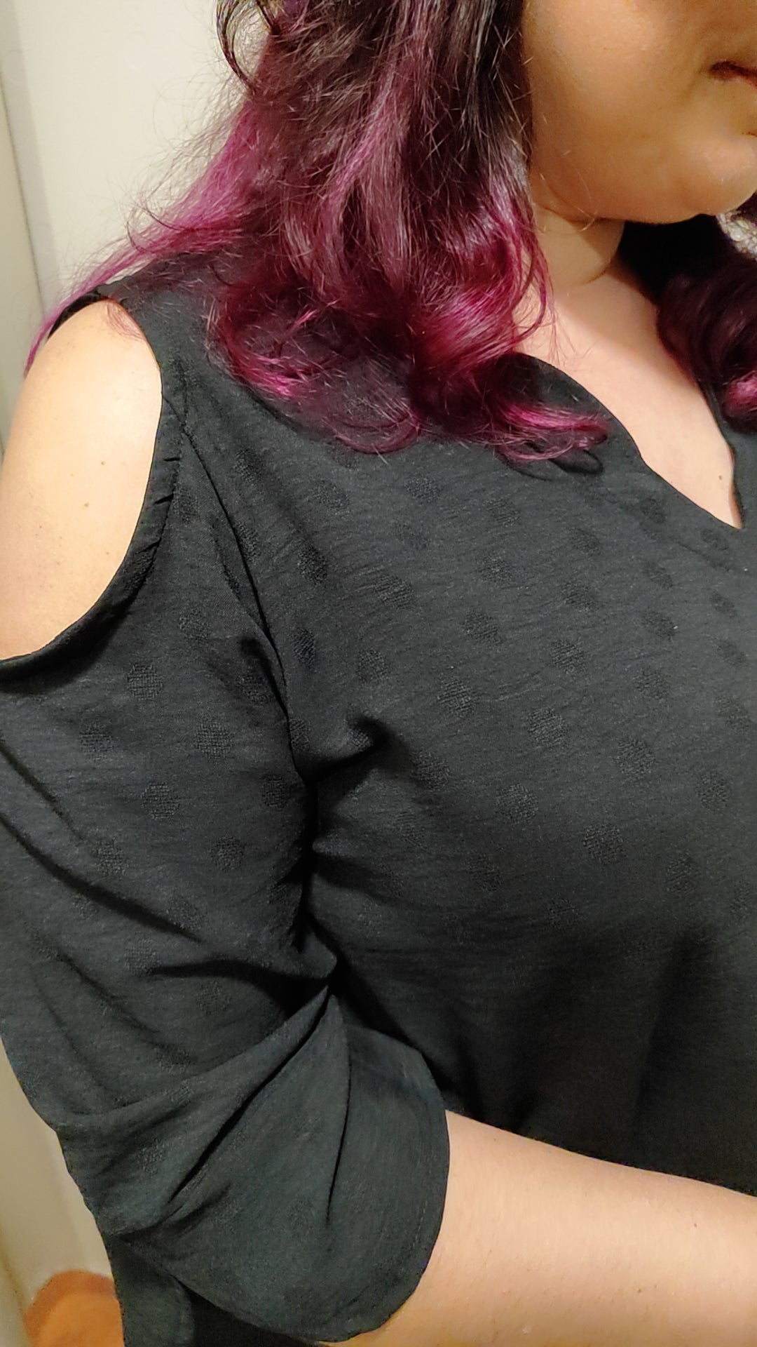 Robe épaules dénudées noire