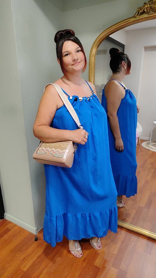 Robe longue coquillage