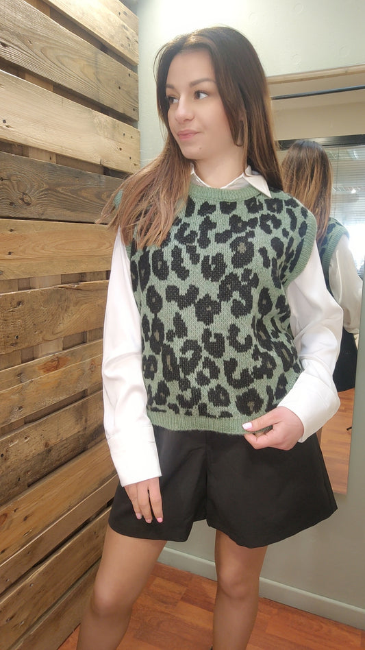 Pull sans manches Léo