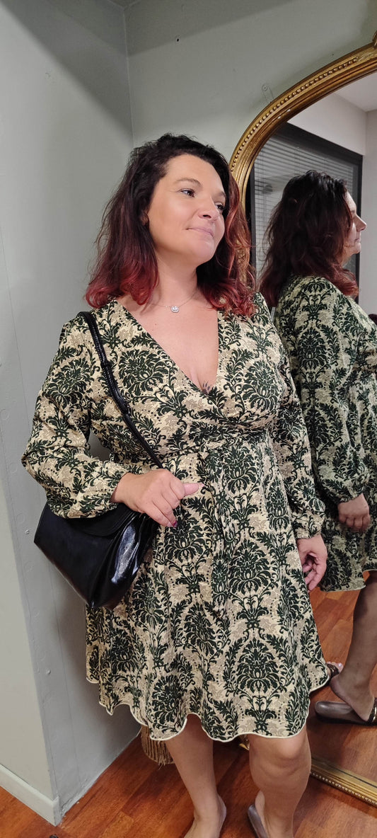 Robe imprimé baroque