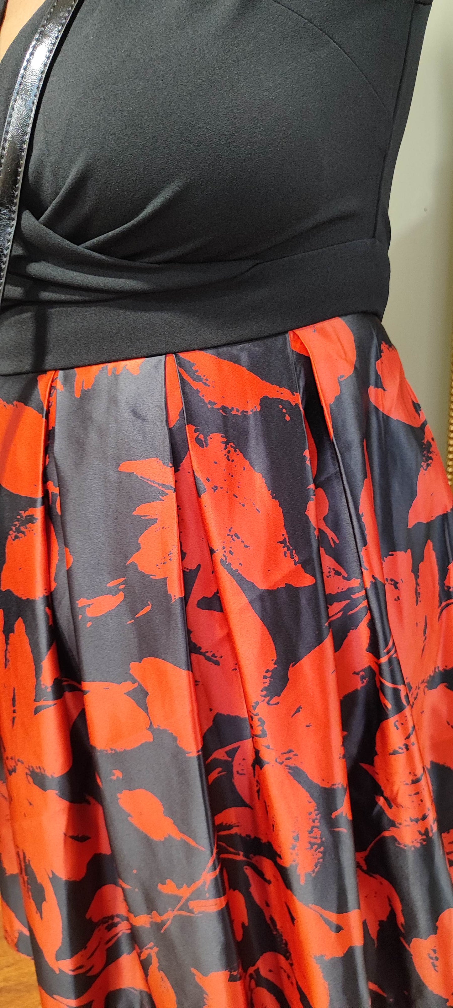 Robe bi-matière pin up