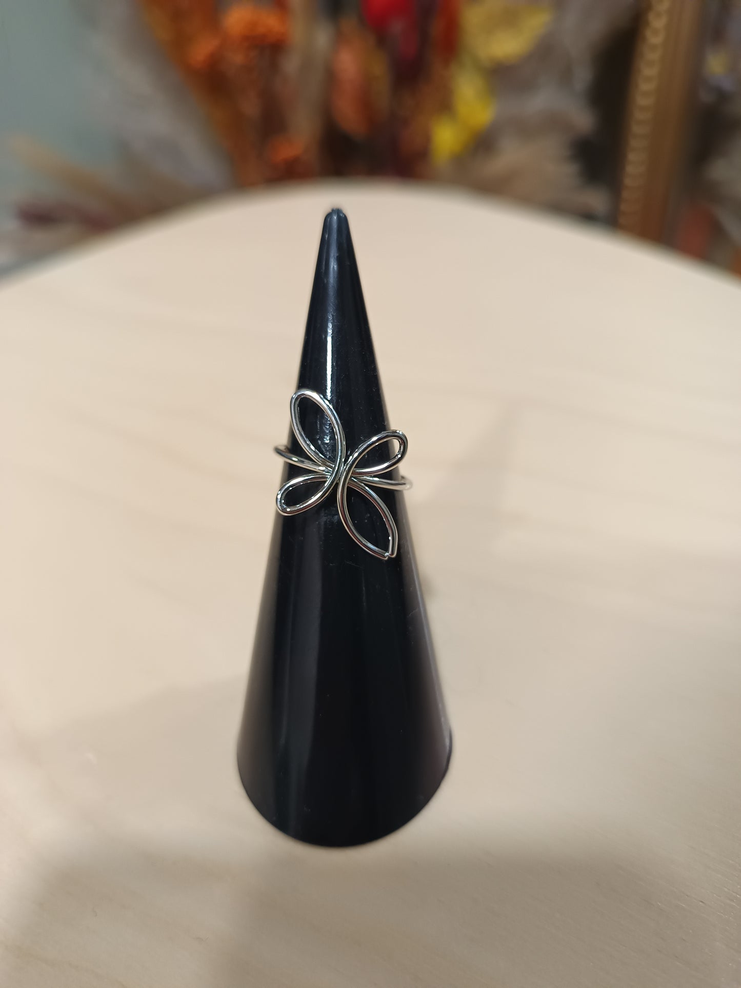 Bague réglable argenté (différents modèles)