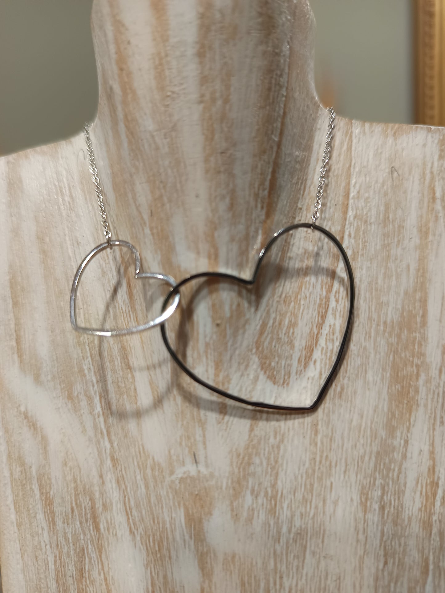 Bracelet double coeur