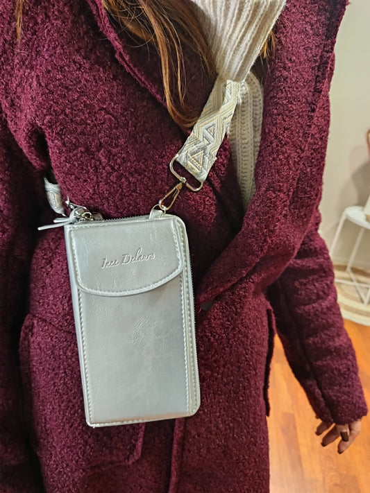 Porte-monnaie téléphone avec anse