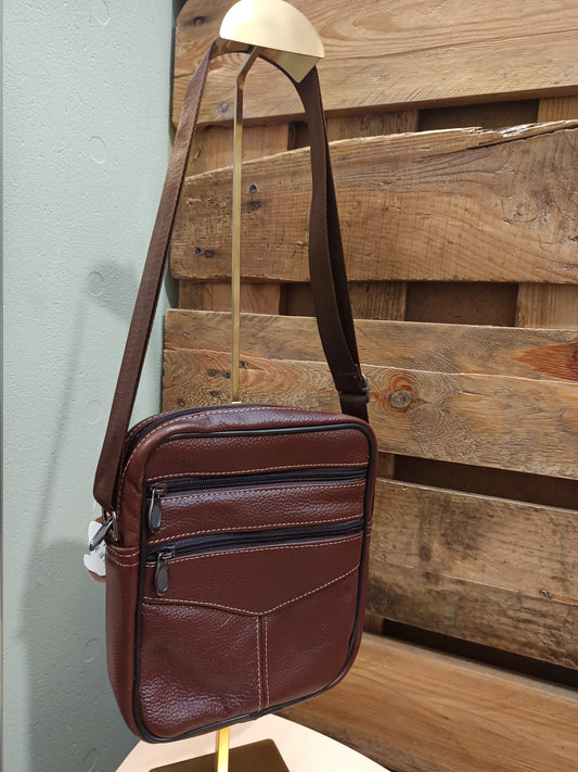 Sacoche cuir (noir ou marron)