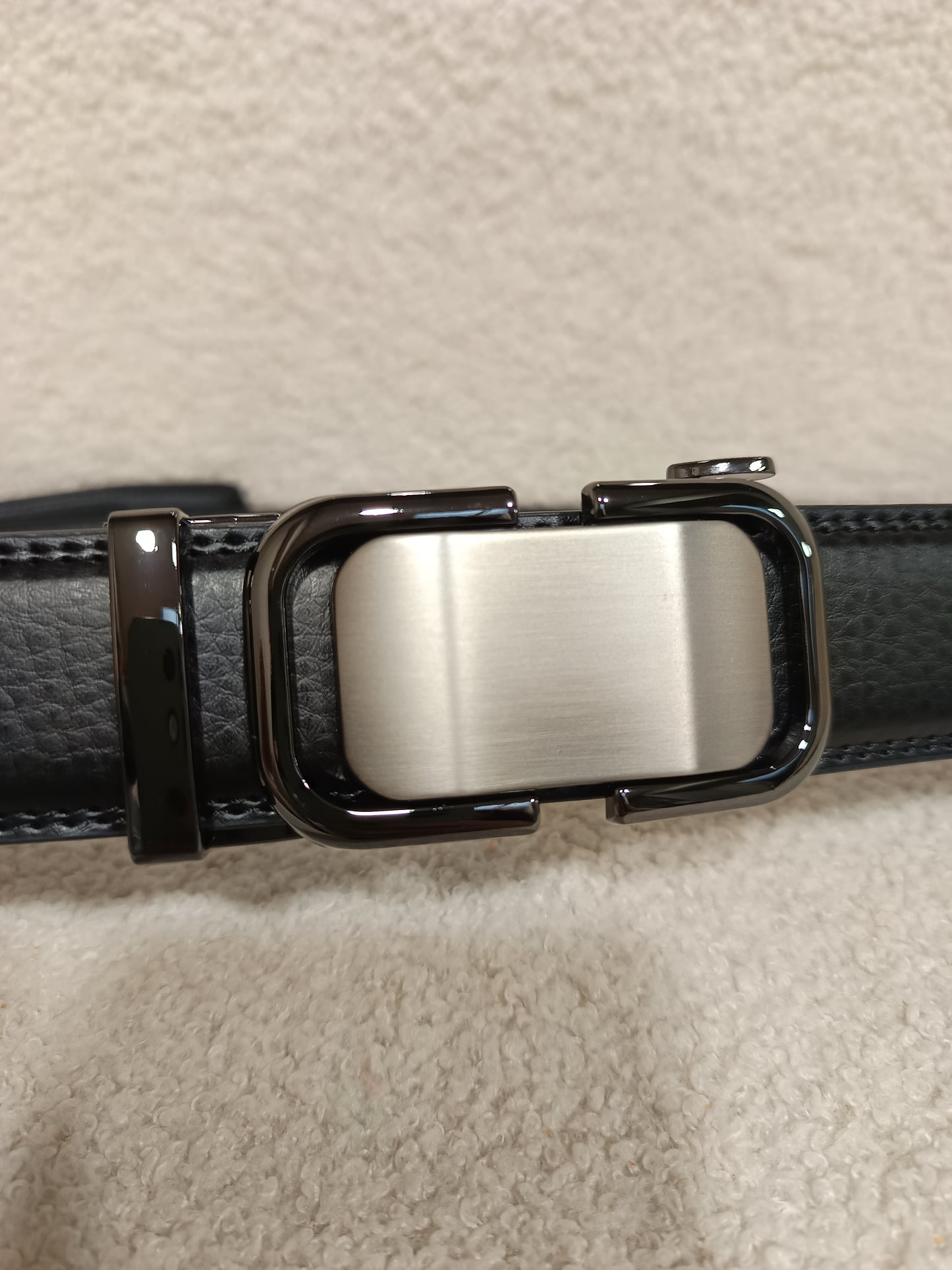 Ceinture cuir automatique noire