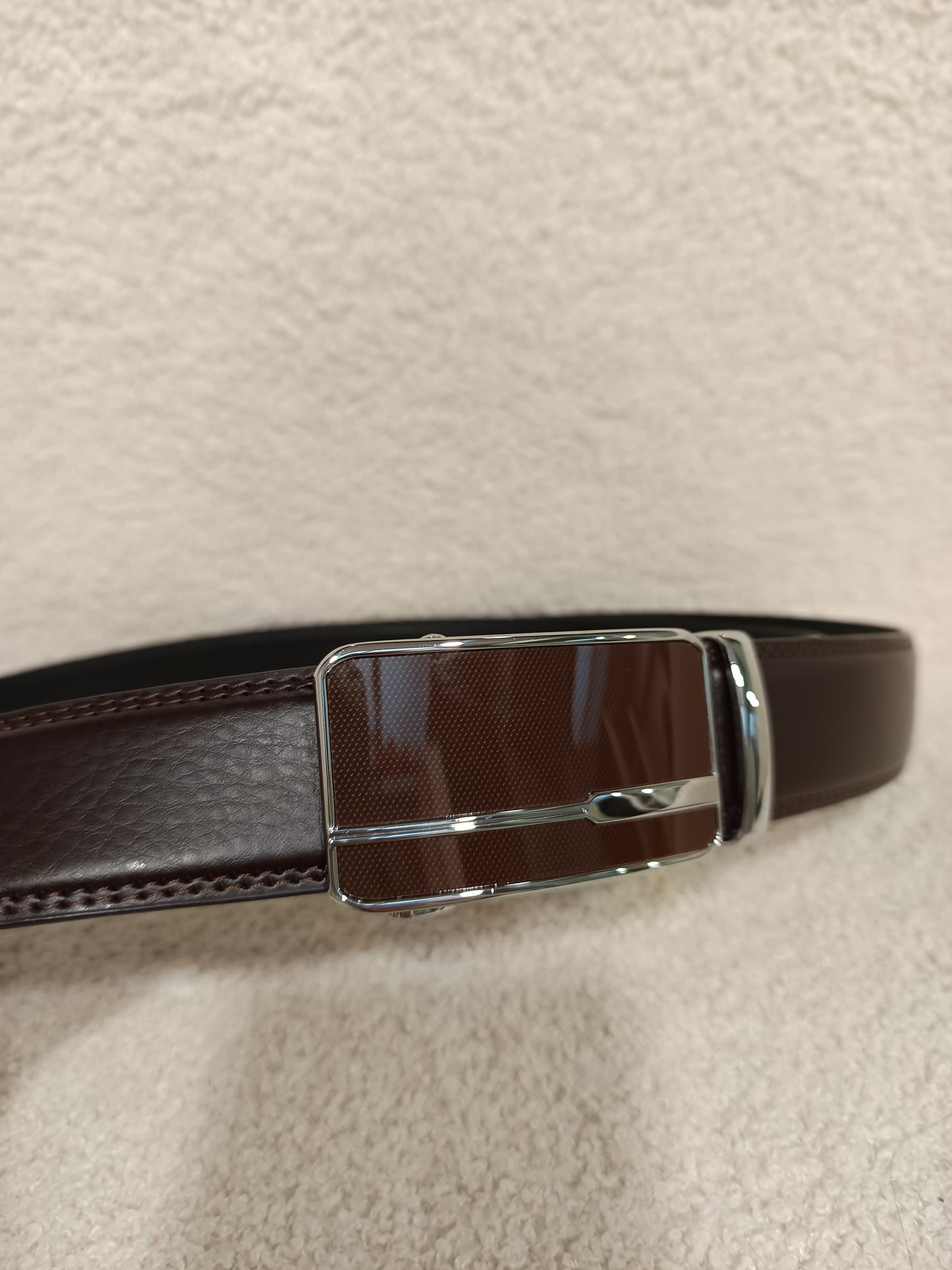 Ceinture automatique cuir marron