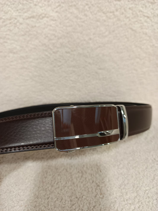 Ceinture automatique cuir marron