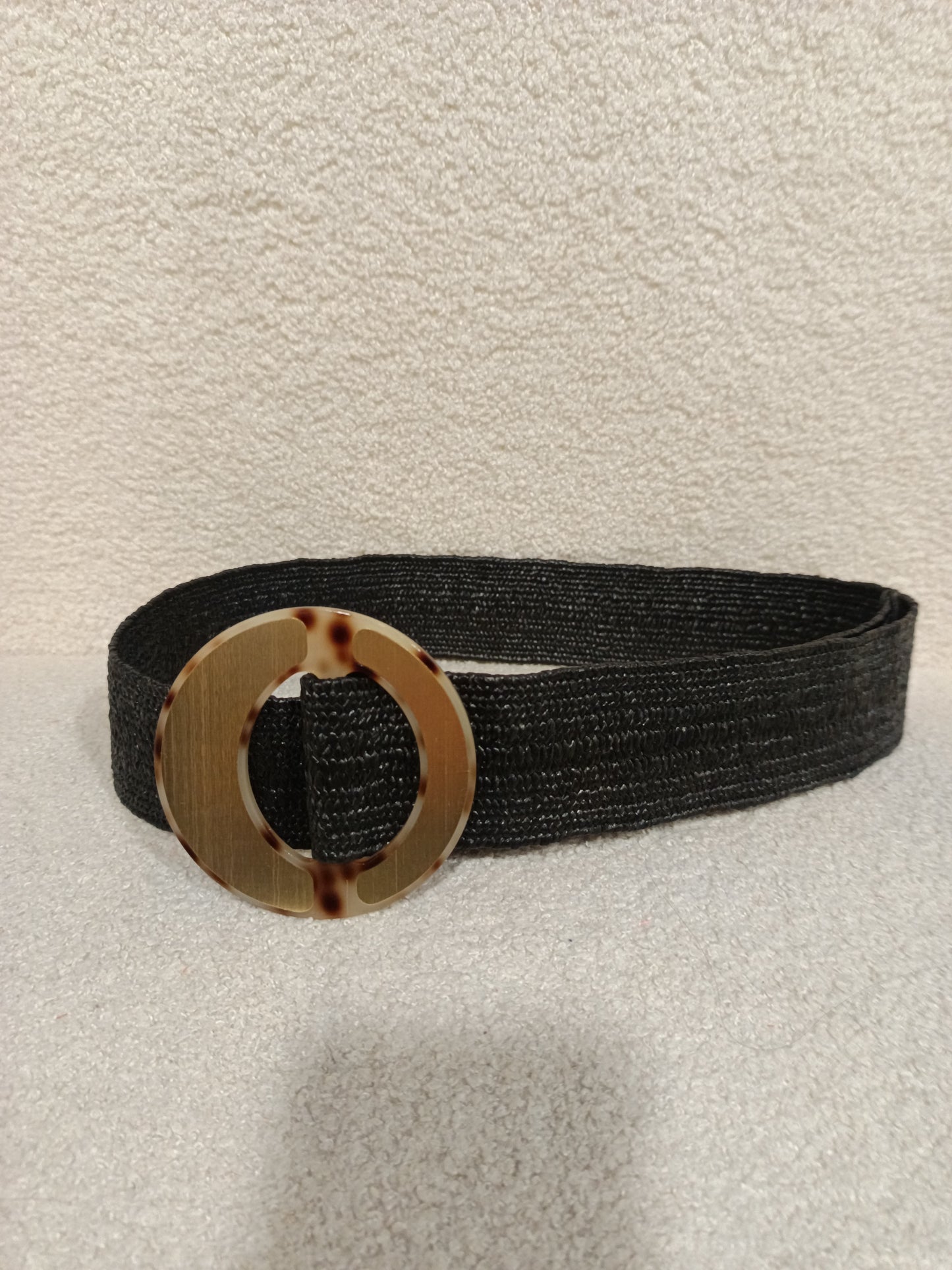 Ceinture élastique boucle dorée