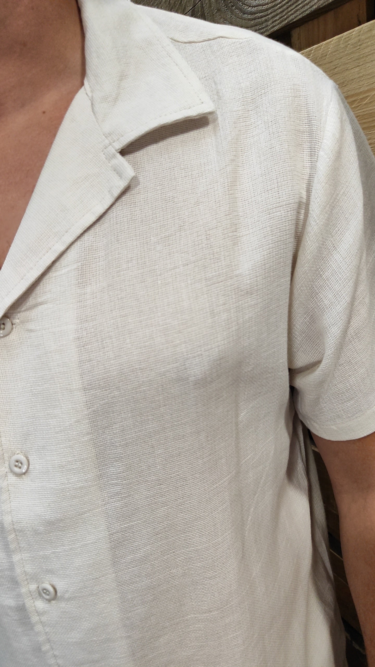 Ensemble chemisette short coton