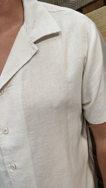 Ensemble chemisette short coton