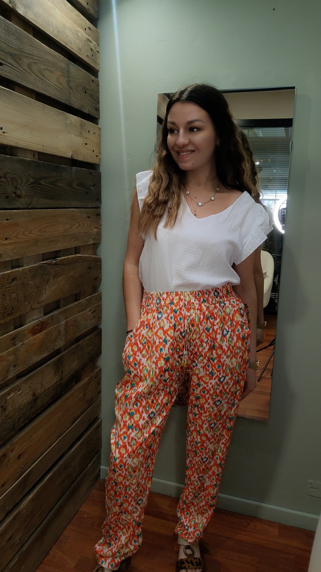 Pantalon léo coloré (plusieurs coloris)