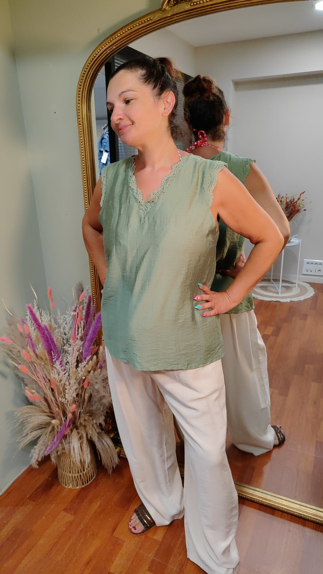 Débardeur dentelle Amandine