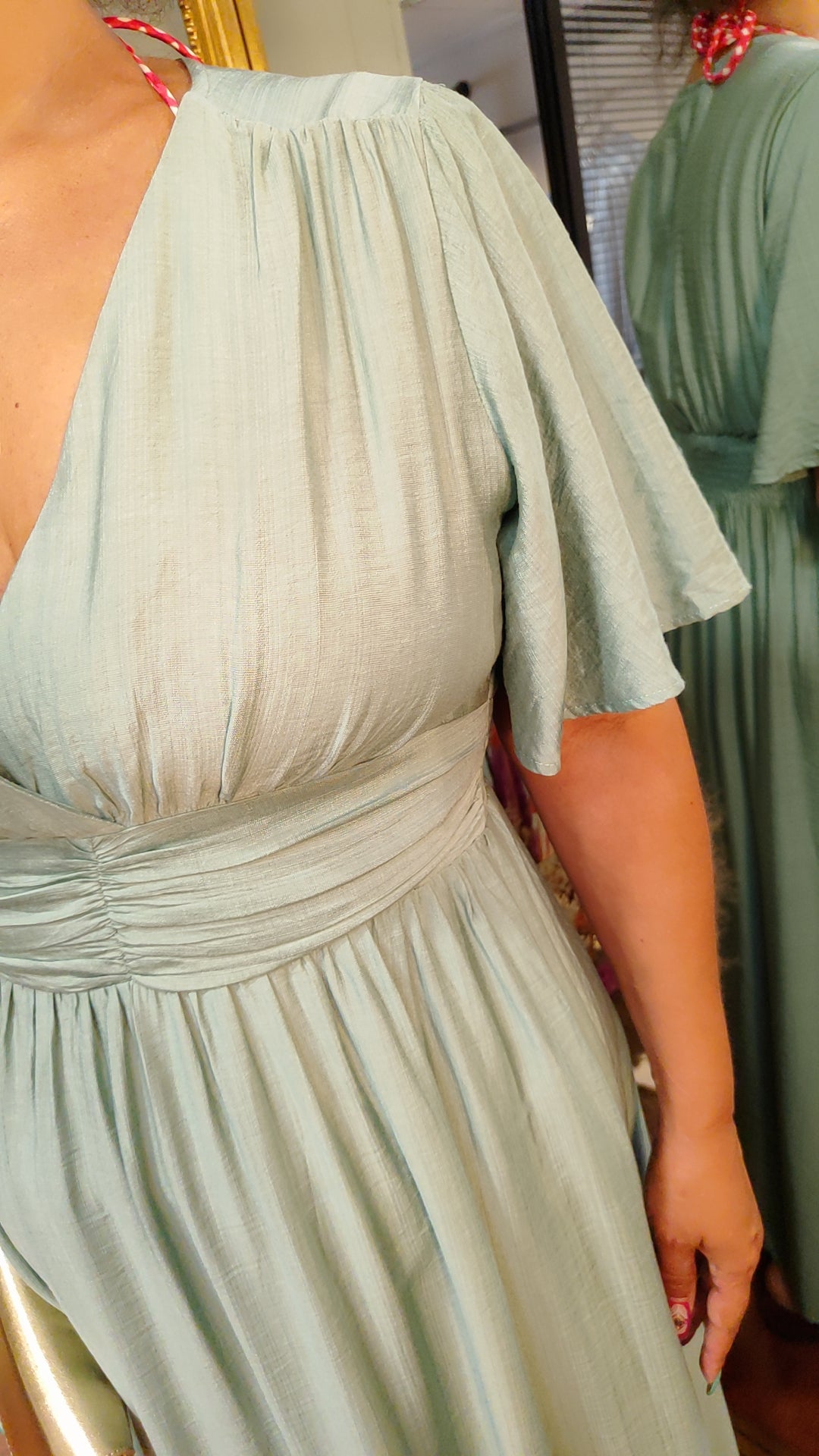 Robe de cérémonie Maelle sauge