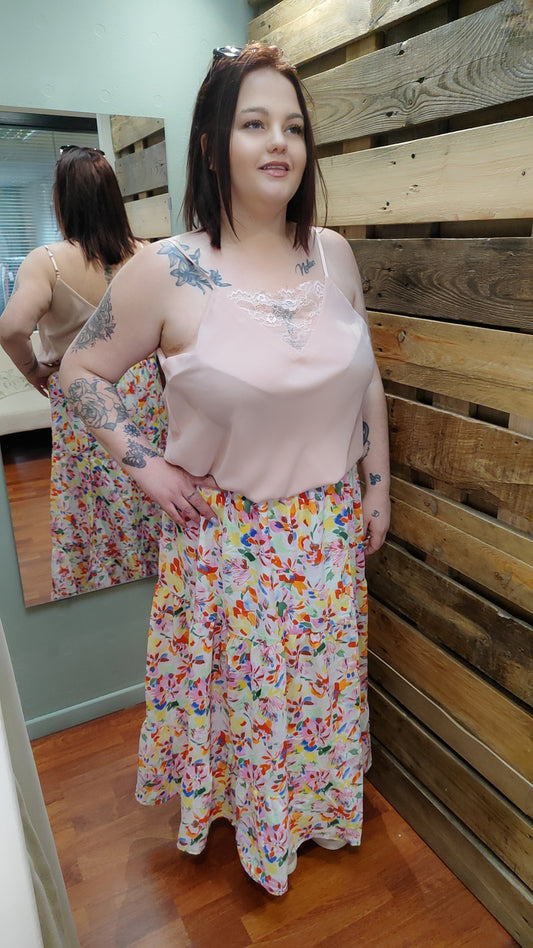 Jupe fleurie Sophie