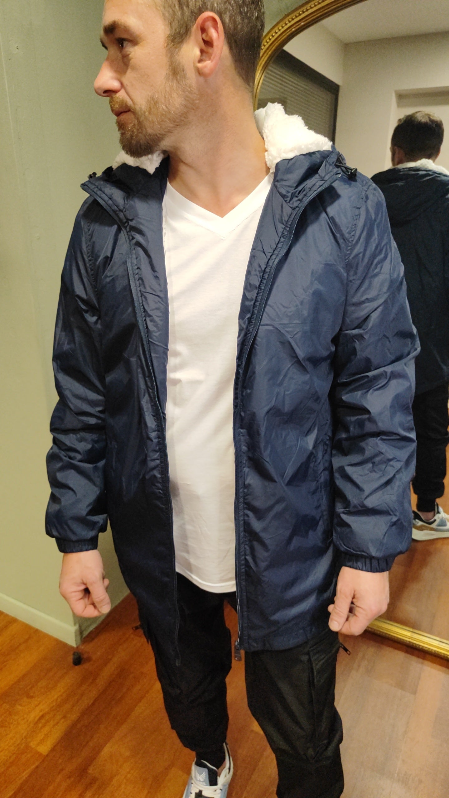 Imper marine fourré