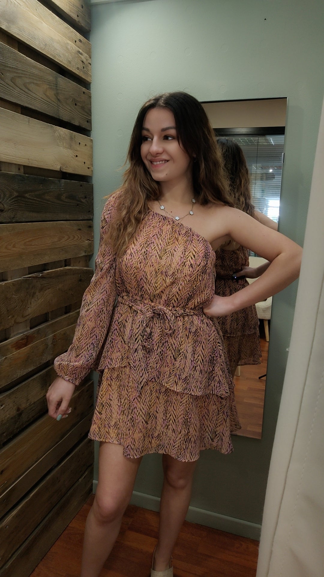 Robe asymétrique tropical