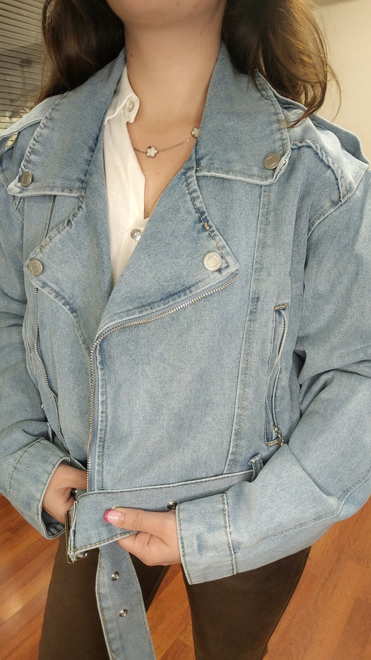 Perfecto jean clair oversize