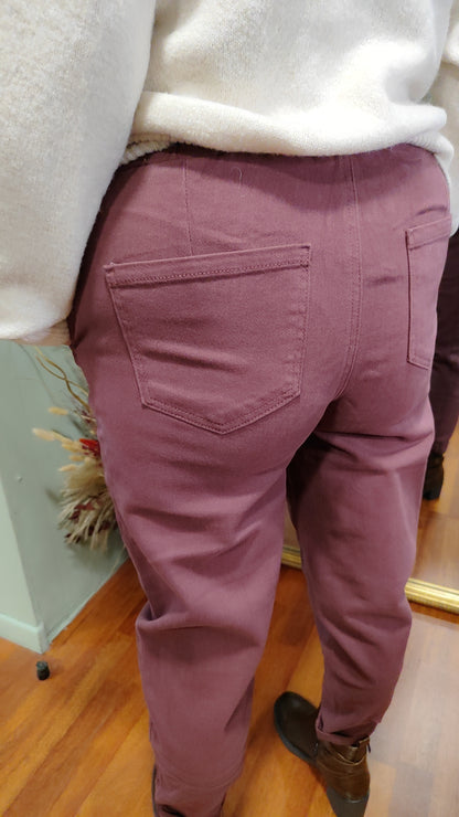 Jean jogg prune