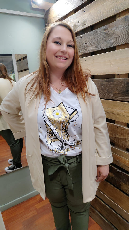 Blazer fin à poches