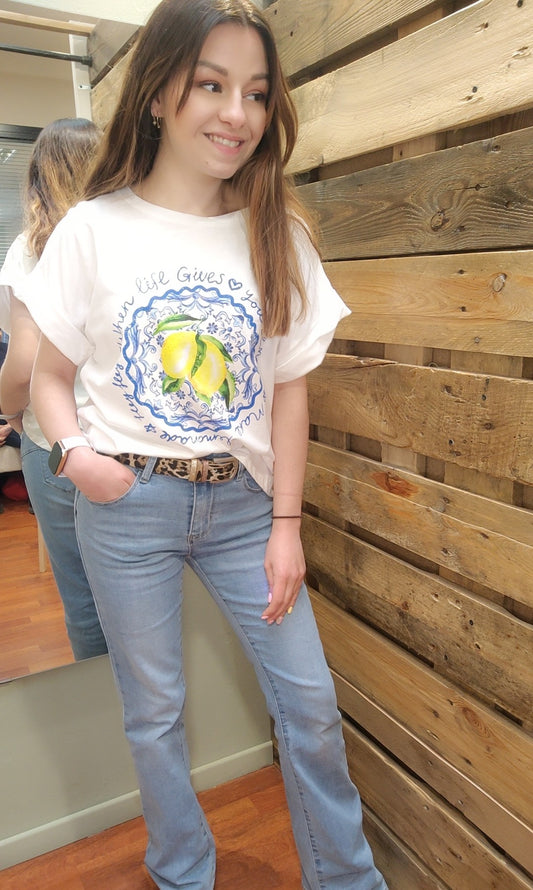 T-shirt citron