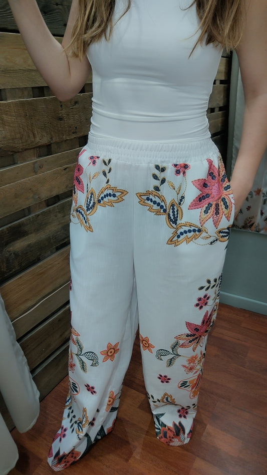Pantalon motifs papillon
