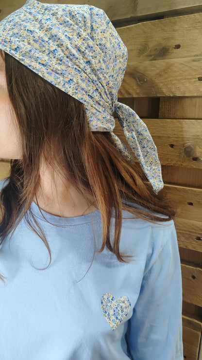 Top manches longues avec foulard