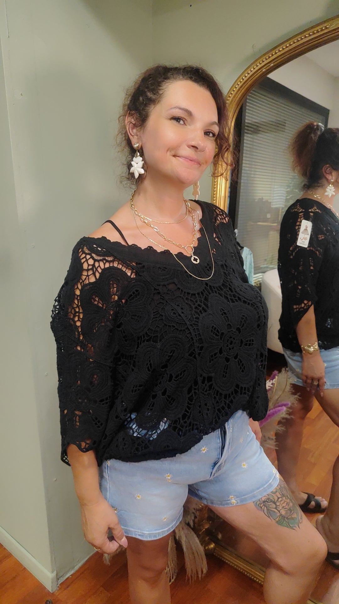 Haut crochet avec débardeur