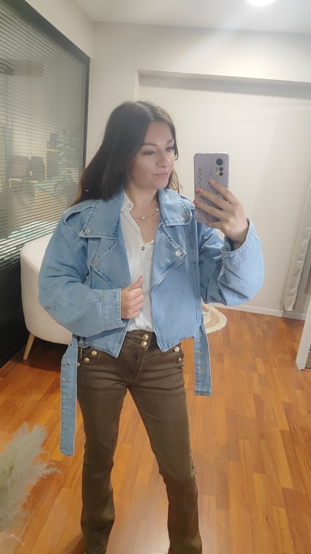 Perfecto jean clair oversize