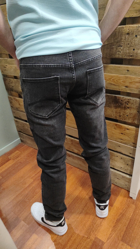 Jean regular gris