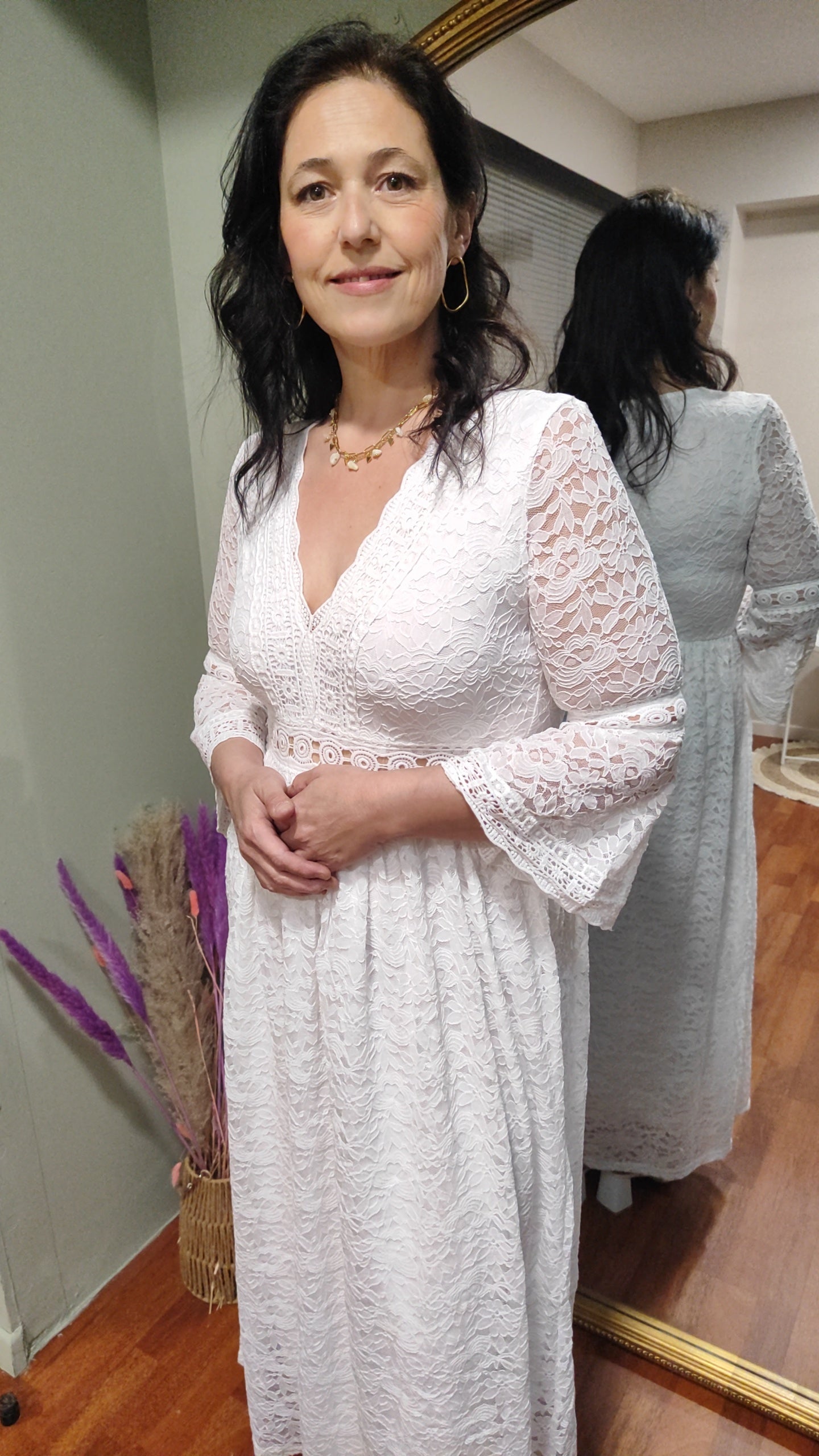 Robe bohème dentelle