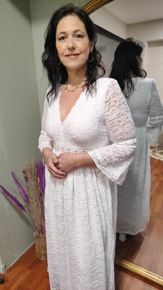 Robe bohème dentelle