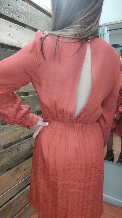 Robe terracotta