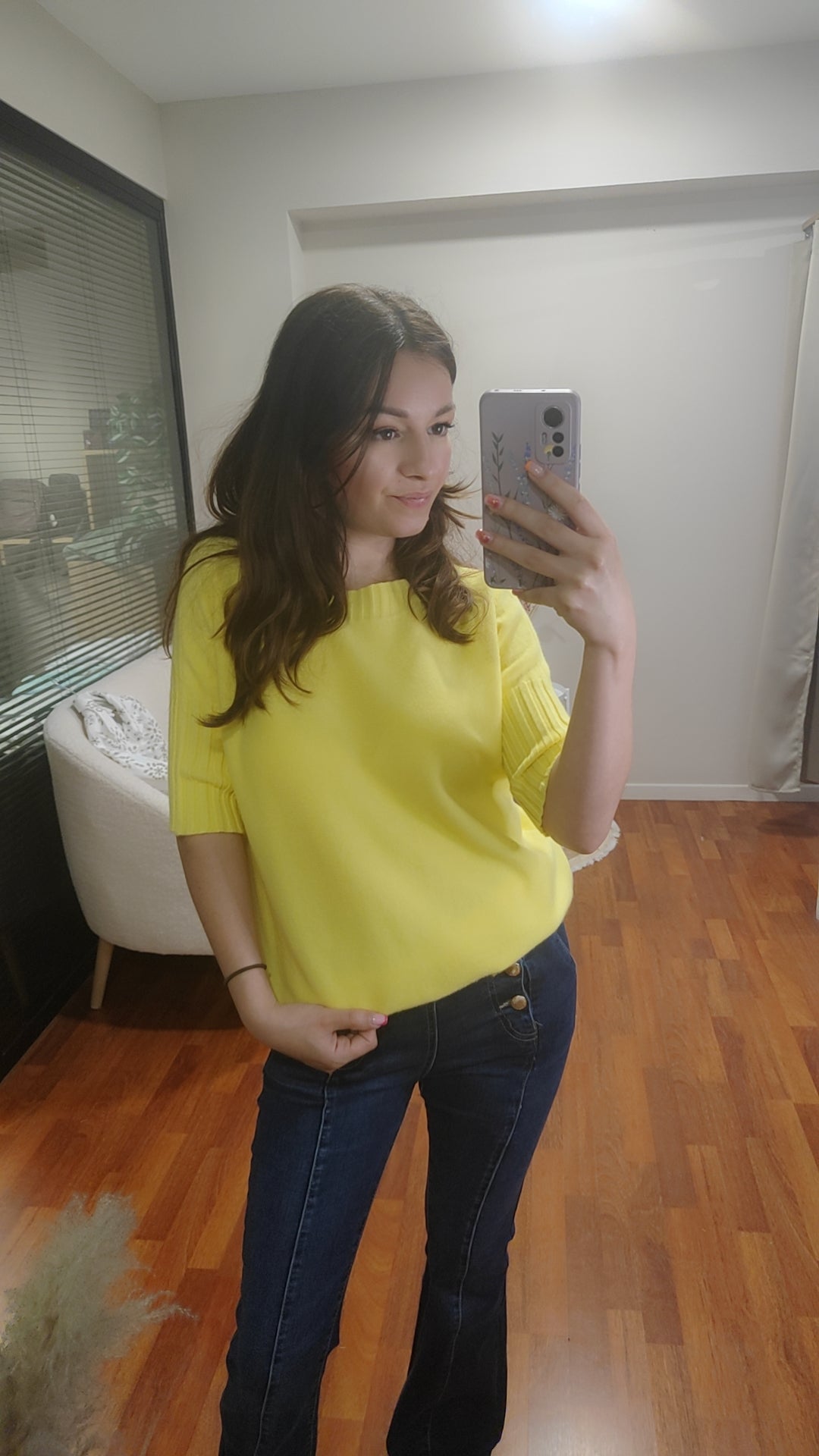 Pull tout doux manches courtes (plusieurs coloris)