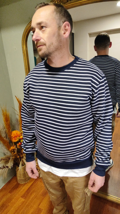 Sweat marin bleu