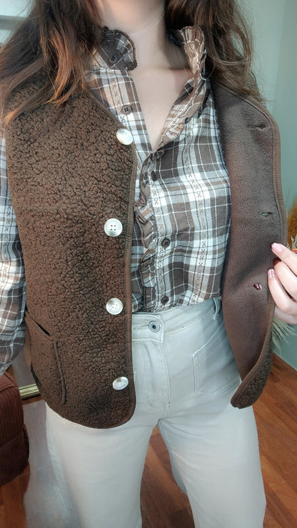 Gilet sans manches chocolat